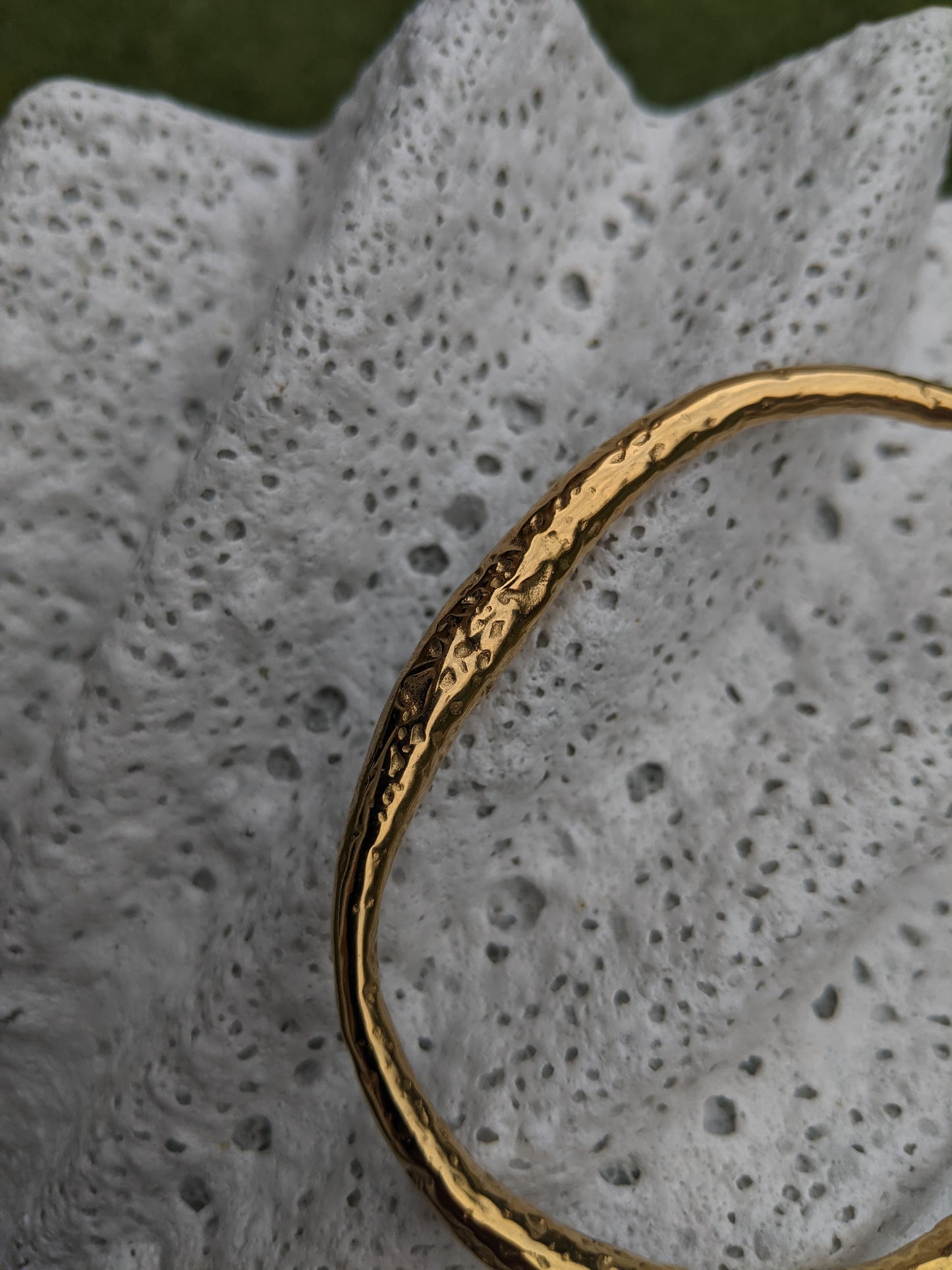 18K Gold-Plated Sculptural Cuff Bracelet