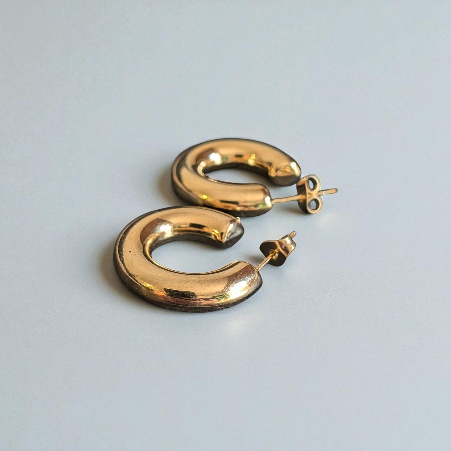 Gold plated earrings