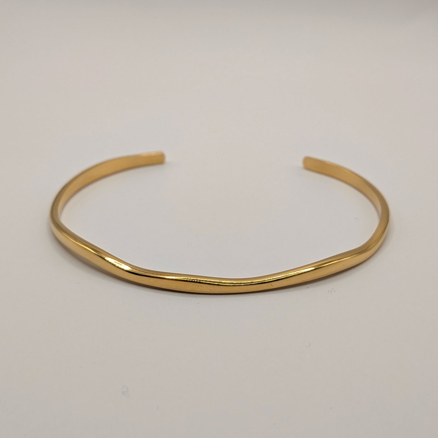 Minimalist 18K Gold Plated Cuff Bangle